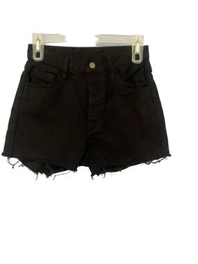 Classic Black High-Rise Jean Shorts – J. Galt, Size Small